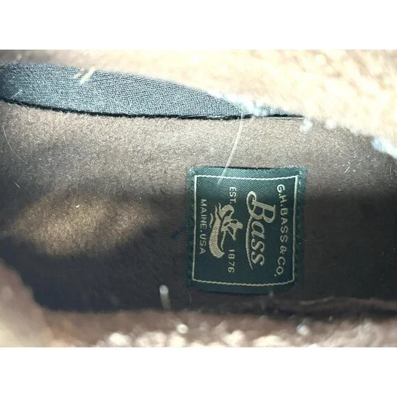 GH BASS Duck Boots Womens 9M Tan Chocolate 71-22313 - Picture 16 of 16